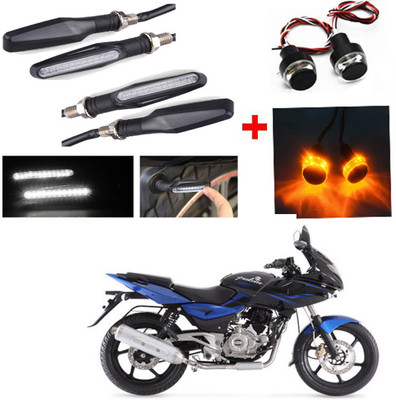 RWT Side LED Indicator Light for Bajaj Pulsar 220 DTS-i(White, Yellow)