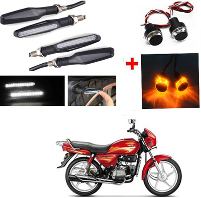 RWT Side LED Indicator Light for Hero Splendor Plus(White, Yellow)