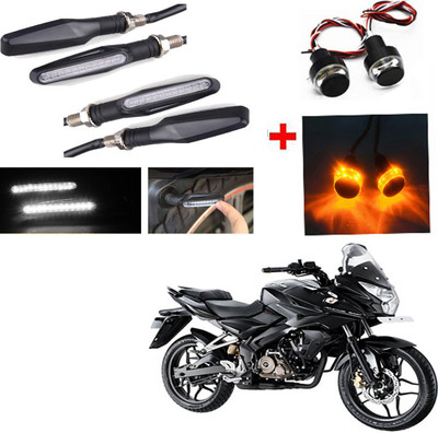 RWT Side LED Indicator Light for Bajaj Pulsar 150 AS(White, Yellow)