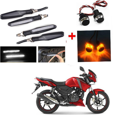 RWT Side LED Indicator Light for TVS Apache RTR 160(White, Yellow)