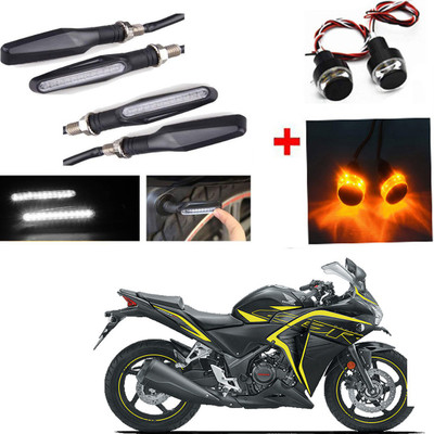 RWT Side LED Indicator Light for Honda CBR 250R(White, Yellow)