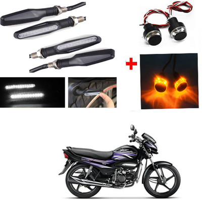 RWT Side LED Indicator Light for Hero Super Splendor(White, Yellow)