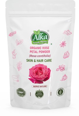 ALKA AYURVEDIC PHARMACY Pure Natural Organic Rose Petal Powder (Rosa Centifolia)(100 g)