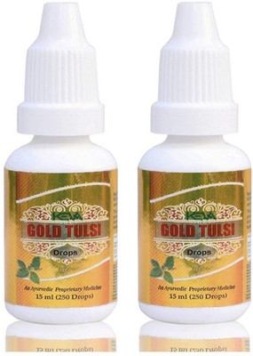 KEVA Pure Gold Tulsi Drop With Immunity Booster [2×15 ml=30 ml] ( Pack Of 2)(Pack of 2, 30 ml)