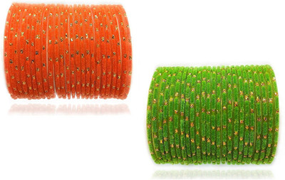 MADHAV ENTERPRISES Glass Bangle Set(Pack of 48)