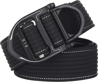 HENEDA Men & Women Casual Black Nylon Belt