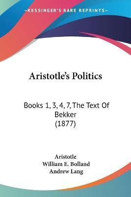 Aristotle's Politics(English, Paperback, Aristotle)