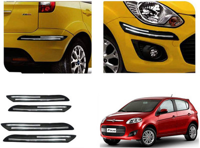 Automotive Prist Rubber Car Bumper Guard(Black, Pack of 1, Fiat, Palio)