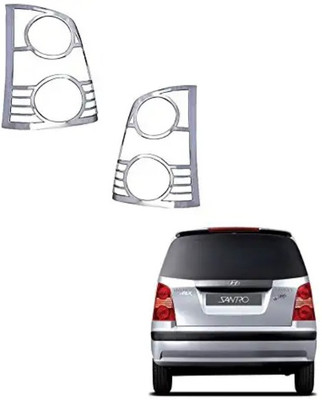 paxauto Tail light/ Tail Lamp Chrome Cover Suitable With SANTRO XING set of 2pc Chrome Maruti 1 Series Rear Garnish