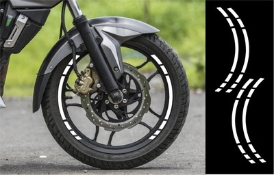 Badal Auto Sticker & Decal for Bike(White)