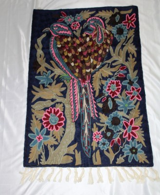 HandicraftMandi Multicolor Wool, Cotton Area Rug(3 ft,  X 2 ft, Rectangle)