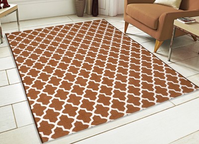 Saral Home Brown Cotton Area Rug(7 ft,  X 5 ft, Rectangle)