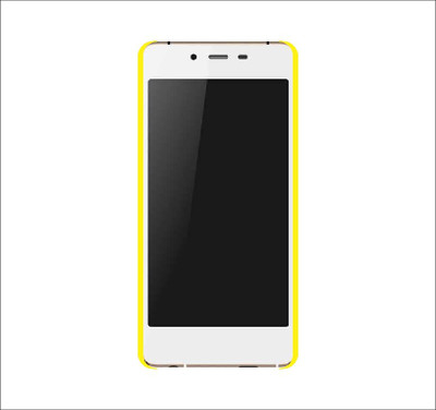 Case Designer Back Cover for Micromax Canvas Sliver 5 Q450 Ultra Slim Lightweight Hard Premium Matte Finish(Yellow, Grip Case, Pack of: 1)