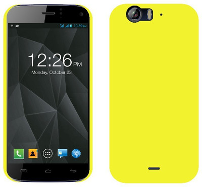 Case Designer Back Cover for Micromax Canvas Turbo A250 Ultra Slim Lightweight Hard Premium Matte Finish(Yellow, Dual Protection, Pack of: 1)