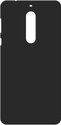 CASE CREATION Back Cover for Nokia 5 Rubberised Matte Finish Frosted Hard Case Back Cover Guard Protection(Black, Pack of: 1)