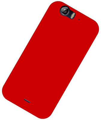 CASE CREATION Back Cover for Micromax Canvas Turbo A250 New Premium Quality Imported Exclusive Matte Rubberised Finish Frosted Hard Back Shell Case Cover Guard Protection(Red, Dual Protection, Pack of: 1)