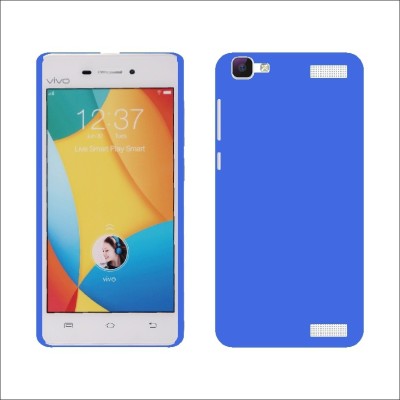 CASE CREATION Back Cover for VIVO Y31L New Premium Quality Imported Exclusive Matte Rubberised Finish Frosted Hard Back Shell Case Cover Guard Protection(Blue, Pack of: 1)