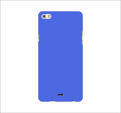 Case Designer Back Cover for Micromax Canvas Sliver 5 Q450 Case Matte Rubberised Finish Hard Back Cover(Blue, Grip Case, Pack of: 1)