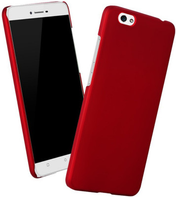 CASE CREATION Back Cover for OPPO A57 Rubberised Matte Finish Frosted Hard Case Back Cover Guard Protection(Red, Pack of: 1)
