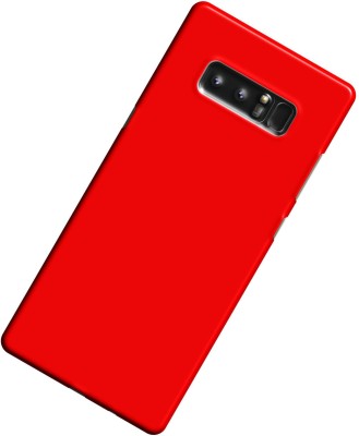 CASE CREATION Back Cover for Samsung Galaxy Note8 SM-N950F New Premium Quality Imported Exclusive Matte Rubberised Finish Frosted Hard Back Shell Case Cover Guard Protection(Red, Dual Protection, Pack of: 1)