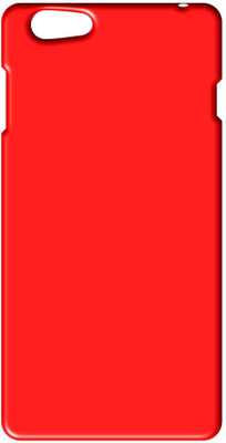 CASE CREATION Back Cover for Oppo R1 New Premium Quality Imported Exclusive Matte Rubberised Finish Frosted Hard Back Shell Case Cover Guard Protection(Red, Dual Protection, Pack of: 1)