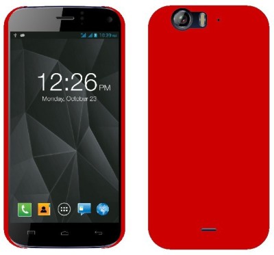 CASE CREATION Back Cover for Micromax Canvas Turbo A250 New Premium Quality Imported Exclusive Matte Rubberised Finish Frosted Hard Back Shell Case Cover Guard Protection(Red, Dual Protection, Pack of: 1)
