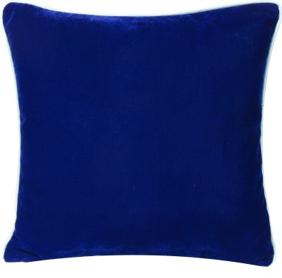 Riara Plain Cushions Cover(41 cm*41 cm, Blue, Light Green)