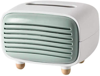 oddpod 1 Compartments ABS Plastic Radio Tissue Holder Box(Green)