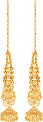 SUKAI JEWELS New Fashion High Quality Jewelry 10mm Round Imitation Drop Dangle Earrings Brass Jhumki Earring