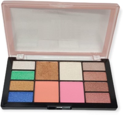 MYEONG NEW AND BEST FOR EYE MAKE UP 8 EYESHADOW 2 BLUSHER 2 HIGHLIGHTER 16 g(MULTI COLOR)