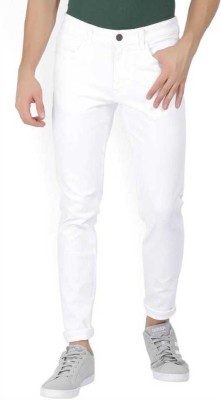 ClubRocks Slim Men White Jeans