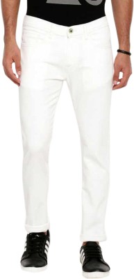 ClubRocks Slim Men White Jeans