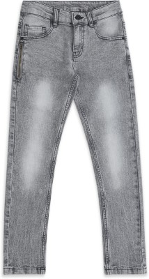 Pantaloons Junior Tapered Fit Boys Grey Jeans