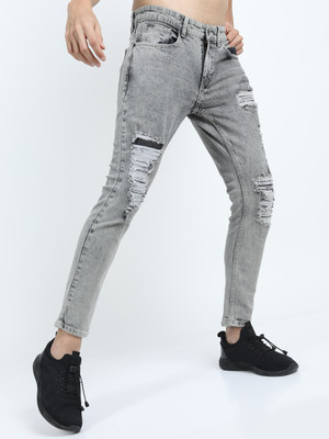 HIGHLANDER Tapered Fit Men Grey Jeans