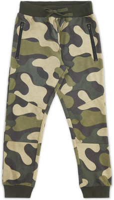 Pantaloons Junior Track Pant For Boys(Green, Pack of 1)