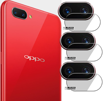EJZATI Back Camera Lens Glass Protector for Oppo A3s(Pack of: 3)