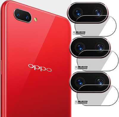 EJZATI Back Camera Lens Glass Protector for Oppo A3s(Pack of: 3)