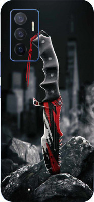 BugguSkin Vivo V23e 5G Mobile Skin(Ultra Super Killer Knife Skin With High Mattte Finish.)