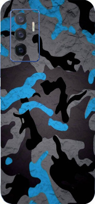 BUGGU Vivo V23e 5G, vivo v23e Mobile Skin(Ultra Super Camouflage Military Blue Skin With High Matte Finish.)