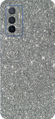 LAMHA Vivo V23e 5G Mobile Skin(Ultra Super Grey Glitter Skin With High Mattte Finish.)