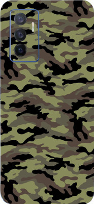 BUGGU Vivo V23e 5G, vivo v23e Mobile Skin(Ultra Super Camouflage Military Green Skin With High Matte Finish.)