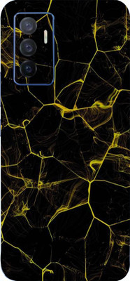 BUGGU Vivo V23e 5G, vivo v23e Mobile Skin(Ultra Super Black Abstract Skin With High Matte Finish.)