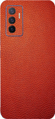 BUGGU Vivo V23e 5G, vivo v23e Mobile Skin(Ultra Super Red Leather Skin With High Matte Finish.)