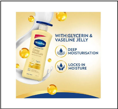 Vaseline DEEP MOISTURE WITH PURE OAT EXTRACTBODY LOTION 400ML 1-SET(400 ml)