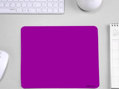 InkWynk Plain Sober Color Gaming Mousepad(Deep Violet)