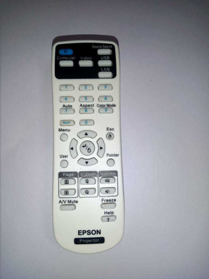 Akshita Compatible For Projector Remote Control ( Chake Image With Old Remote ) EPSON Remote Controller(Grey)