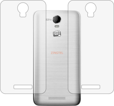 ZINGTEL Back Screen Guard for MICROMAX CANVAS JUICE 2 AQ5001 (Matte Finish)(Pack of 2)