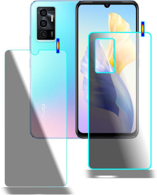 PONDRIK Front and Back Screen Guard for VIVO V23E 5G, VIVO V23e(Pack of 2)