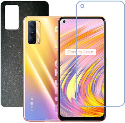 DVTECH Front and Back Tempered Glass for Realme V15 5G(Pack of 1)