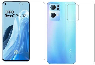 Gtel Front and Back Tempered Glass for Oppo Reno 7 Pro(Pack of 1)